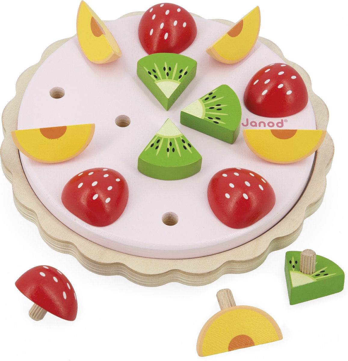   Houten Speelset | Mijn Eerste Fruittaart